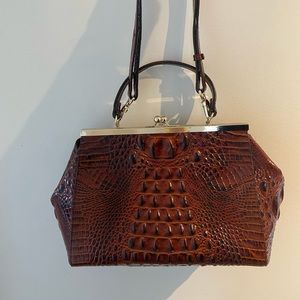 Gorgeous brown Brahmin with matching wallet and dust bag